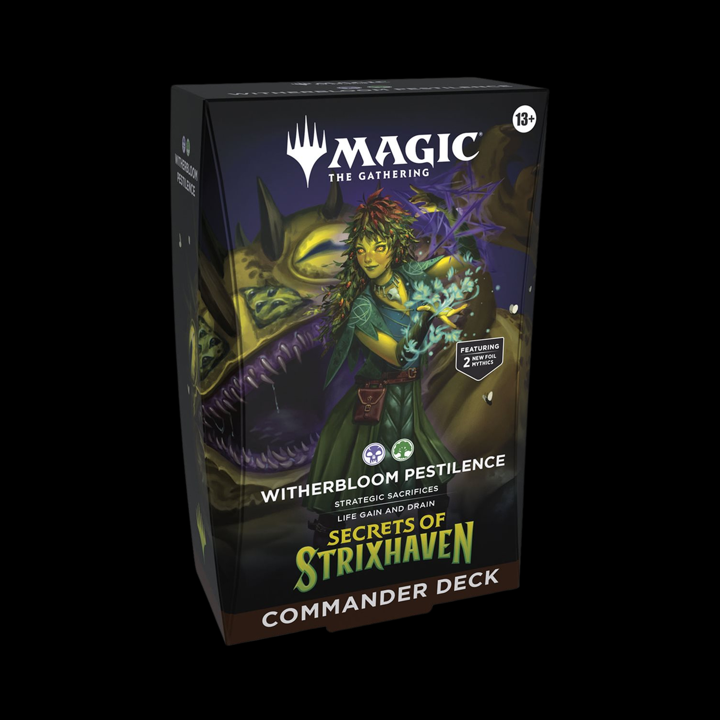 MTG Magic The Gathering Secrets Of Strixhaven Witherbloom Pestilence Commander Deck
