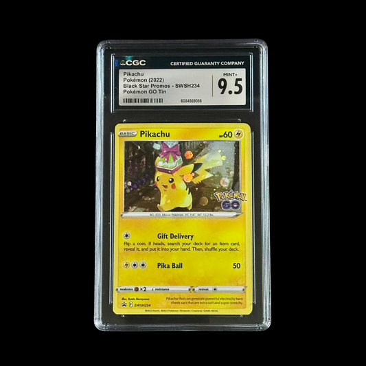 Pokemon Slab Pikachu SWSH234 CGC 9.5 Mint+ 2022