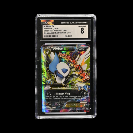 Pokemon Slab M Absol Ex XY63 CGC 8 NM/Mint