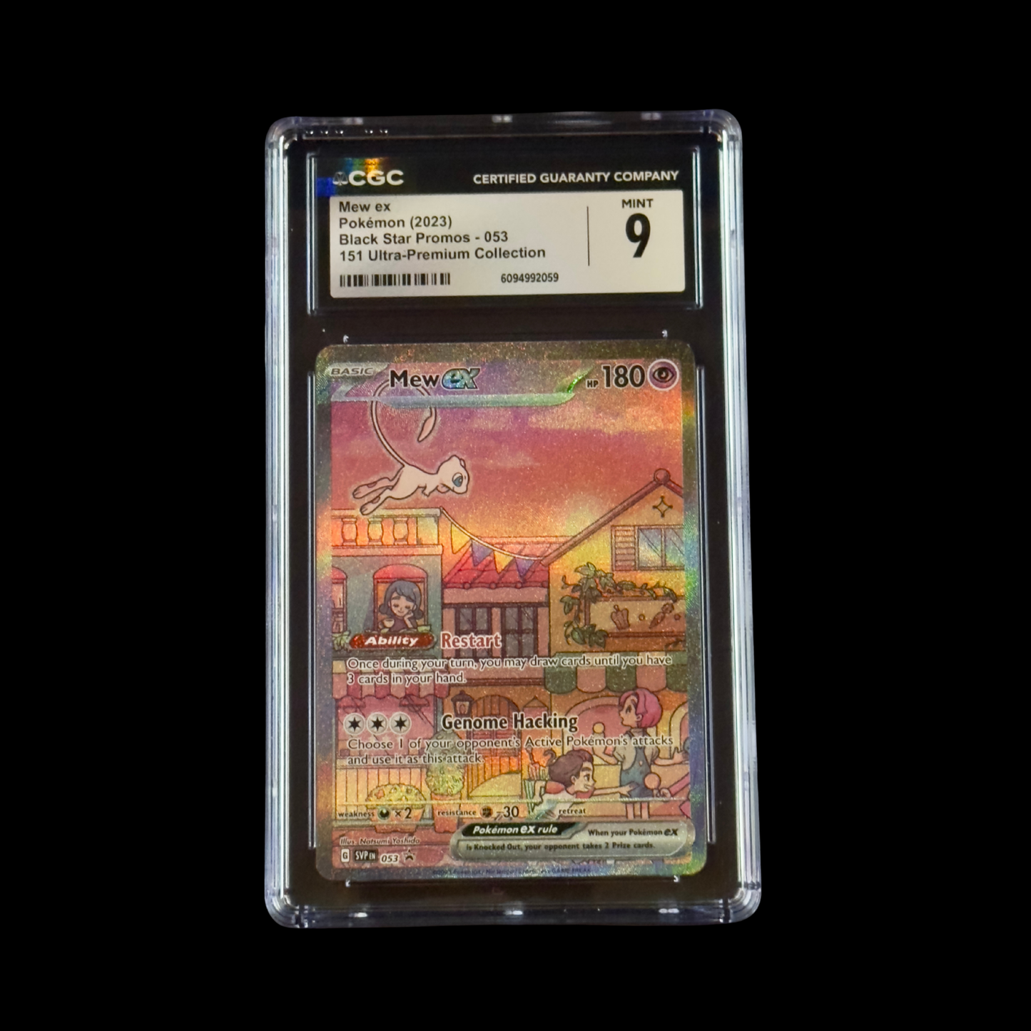 Pokemon Slab Mew EX 053 CGC 9 Mint 2023