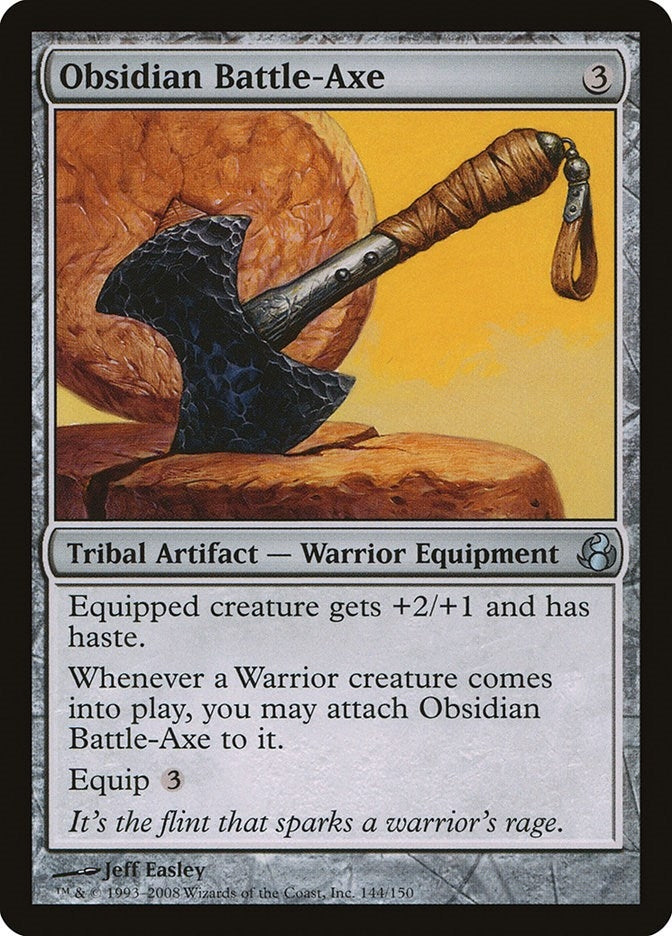 Obsidian Battle-Axe (144) (MOR)