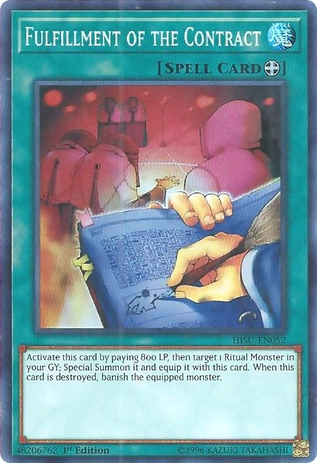 Fulfillment of the Contract (HISU-EN052) (HISU)