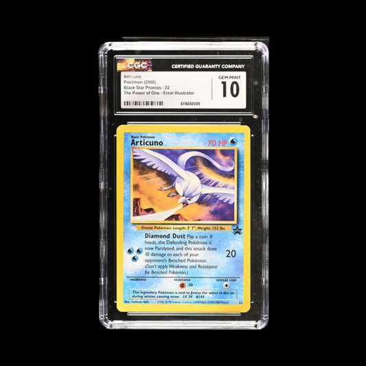 Pokemon Slab Articuno The Power One 22 CGC 10 Gem 2000
