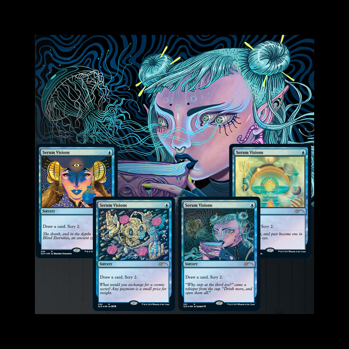 MTG Magic The Gathering Secret Lair Seeing Visions Sealed