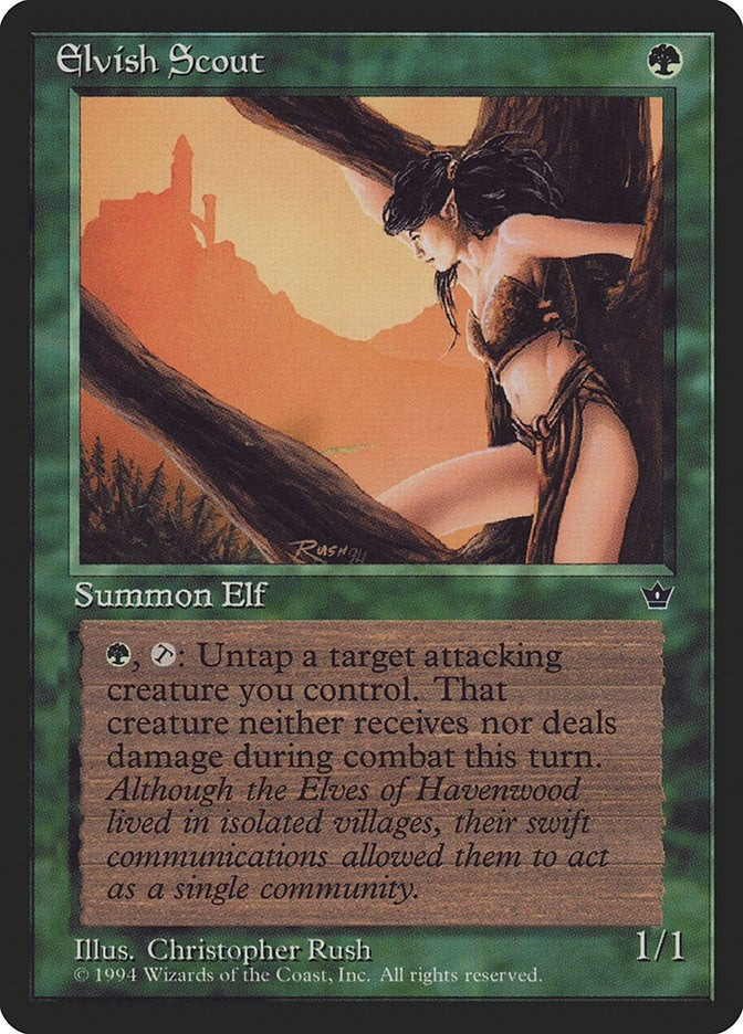 Elvish Scout (Rush) (FEM)