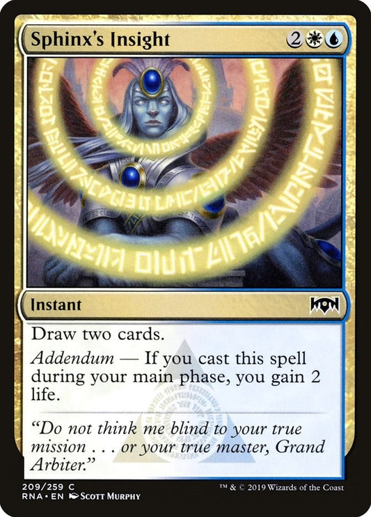 Sphinx's Insight (209) (RNA)