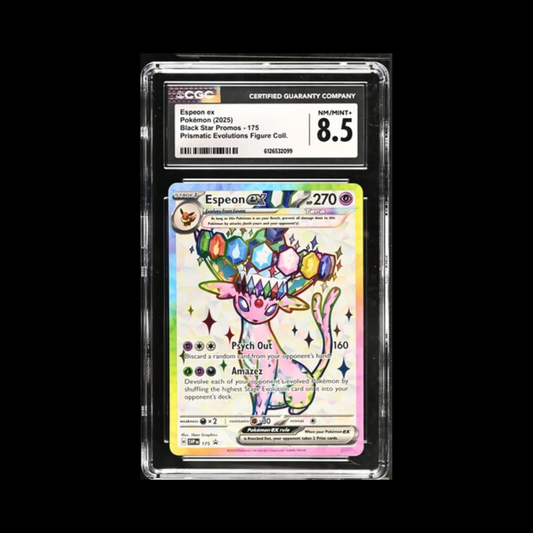 Pokemon Slab Espeon EX 175 CGC 8.5 Near Mint+ 2025