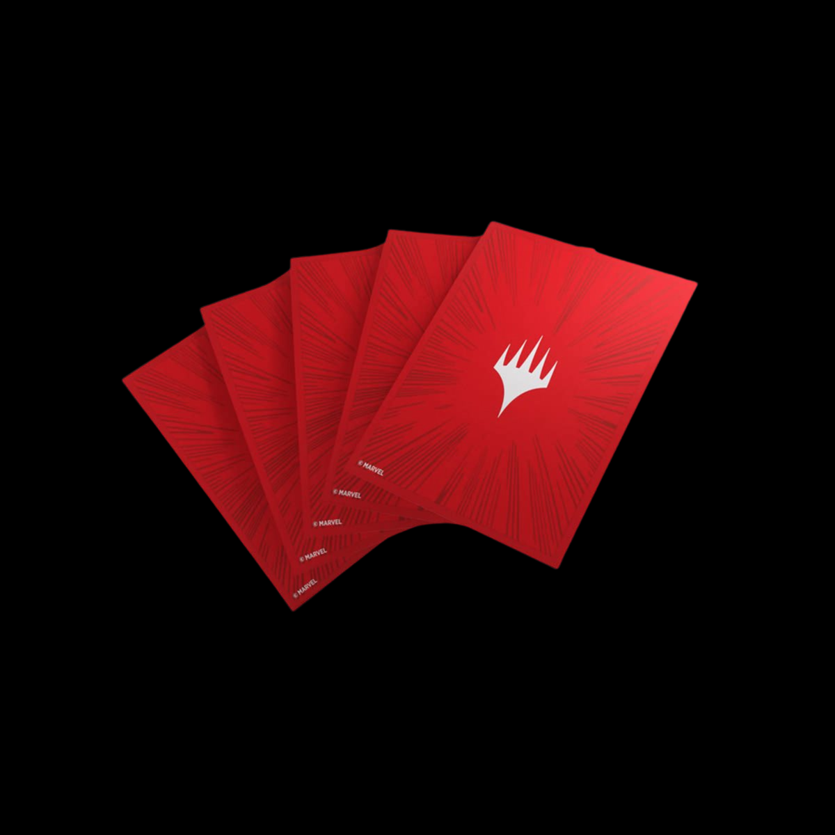 Gamegenic MTG Marvel Super Heroes: Comic Burst Red Premium Sleeves 100x