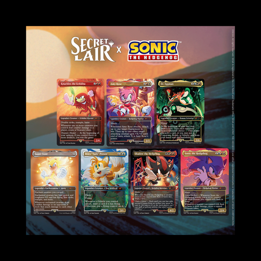 MTG Magic The Gathering Secret Lair Sonic The Hedgehog Friends & Foes Sealed