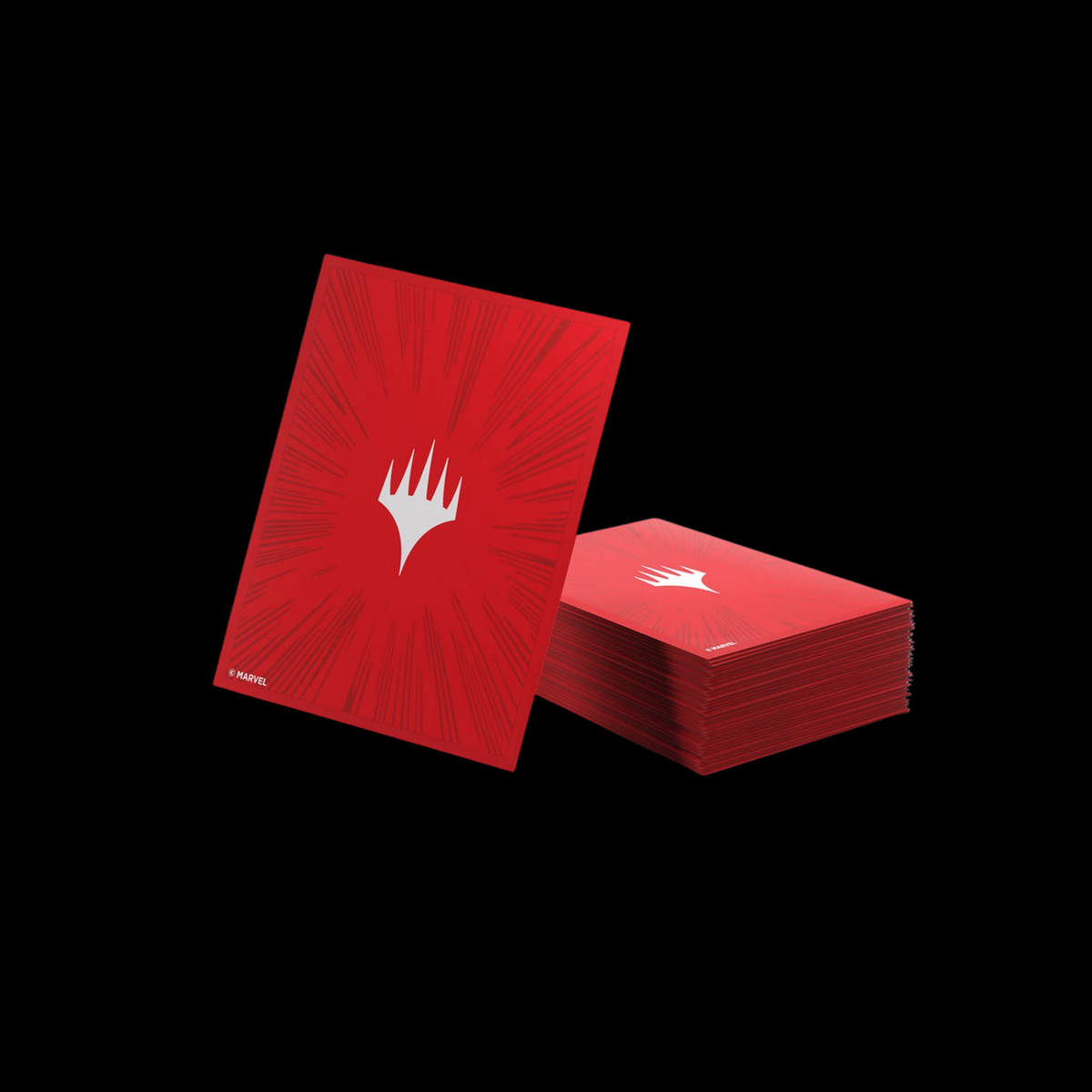 Gamegenic MTG Marvel Super Heroes: Comic Burst Red Premium Sleeves 100x