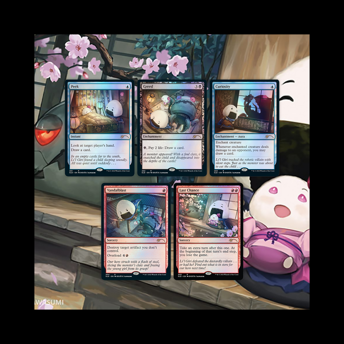 MTG Magic The Gathering Secret Lair Li'l Giri Saves The Day Foil Edition Sealed