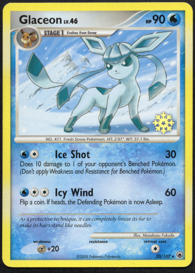 Glaceon Snowflake Stamp (20/100)