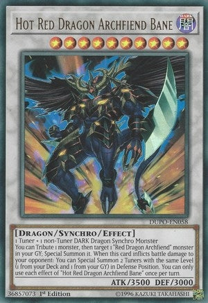 Hot Red Dragon Archfiend Bane (DUPO-EN058) (DUPO)
