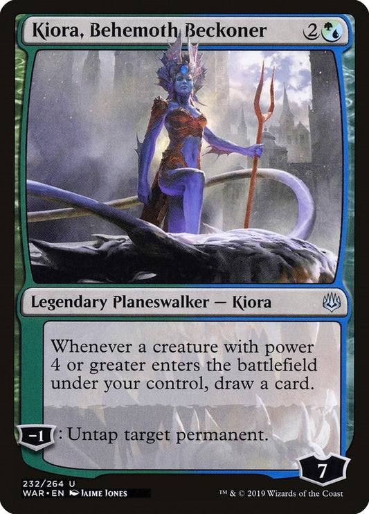 Kiora, Behemoth Beckoner (232) (WAR)