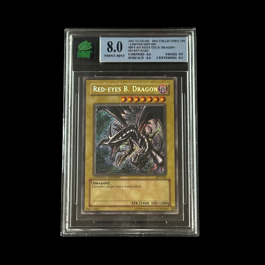 Yu-Gi-Oh! Slab Red Eyes Black Dragon BPT-005 MNT 8 NM 2002