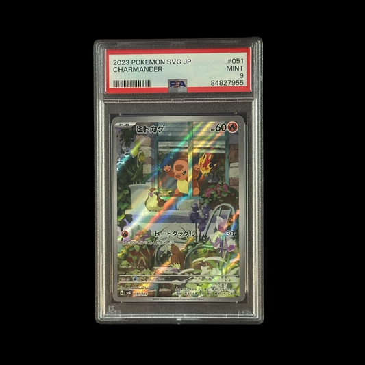 Pokemon JP Slab Charmander SVG 051 PSA 9 Mint 2023
