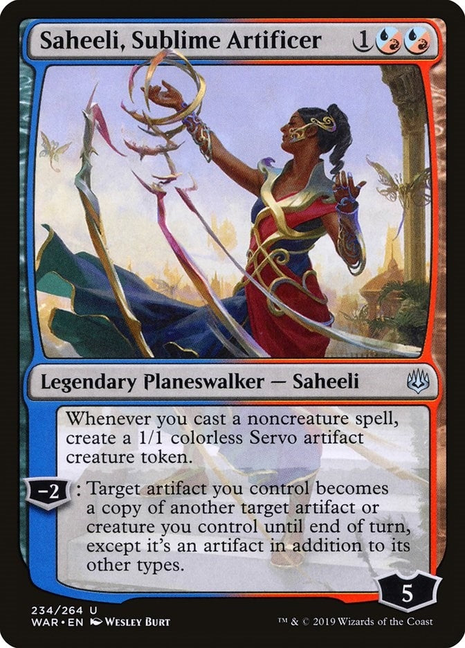 Saheeli, Sublime Artificer (234) (WAR)