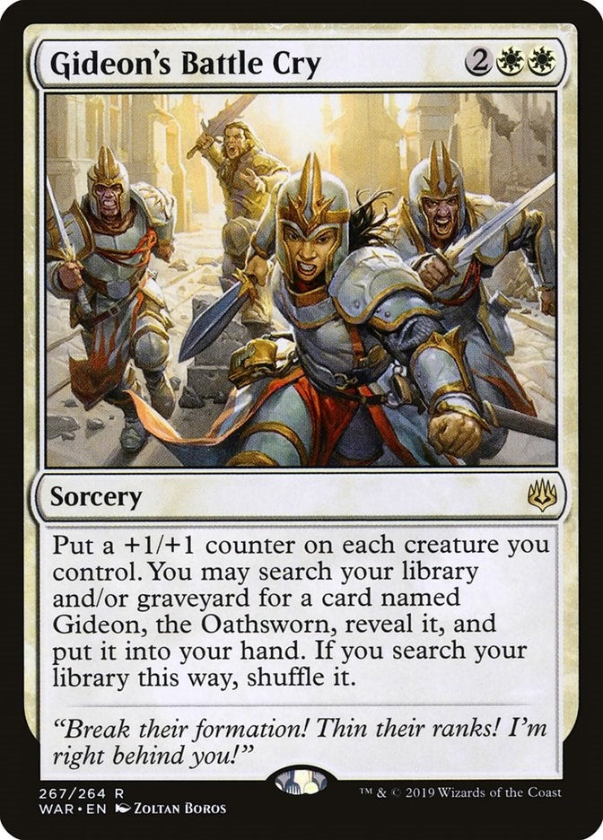 Gideon's Battle Cry (267) (WAR)