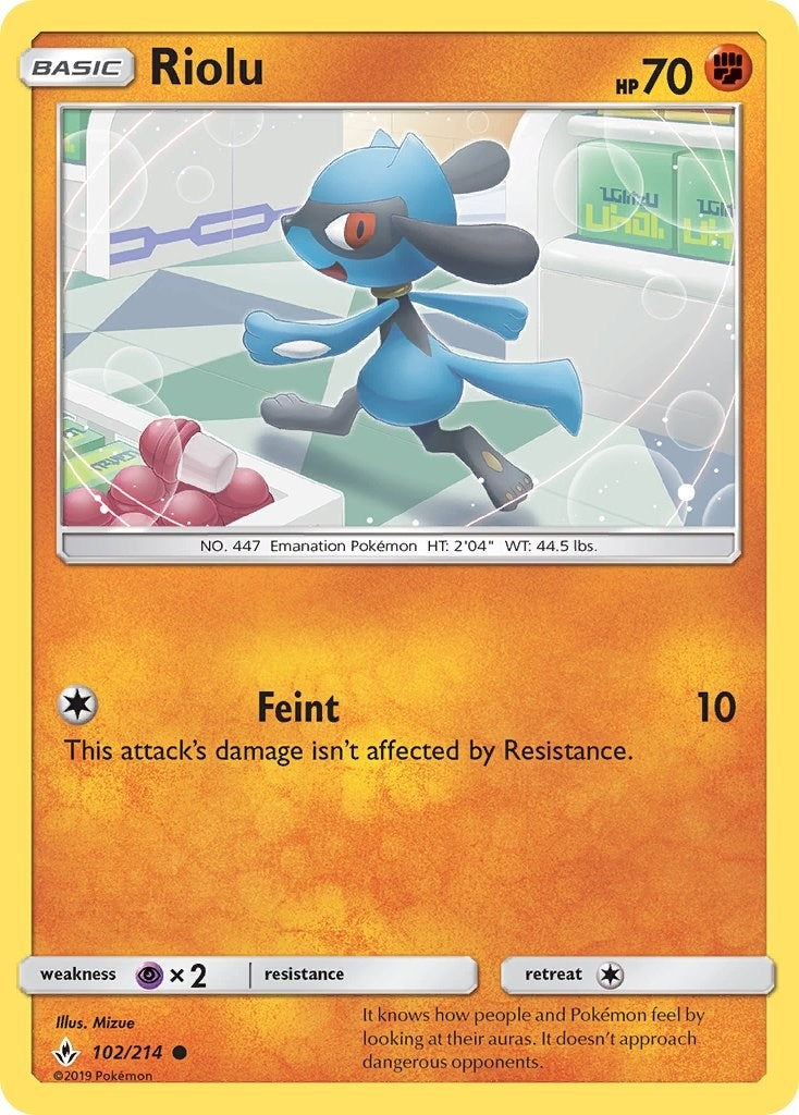 Riolu (102/214) (SM10)