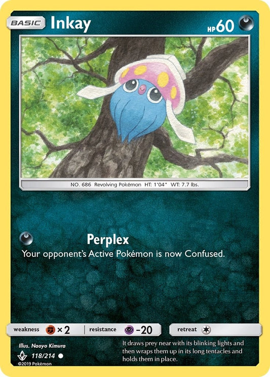 Inkay (118/214) (SM10)