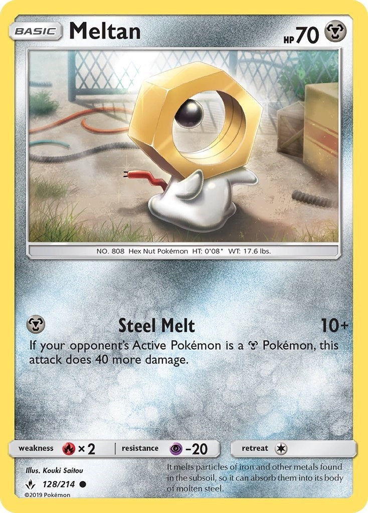 Meltan (128/214) (SM10)