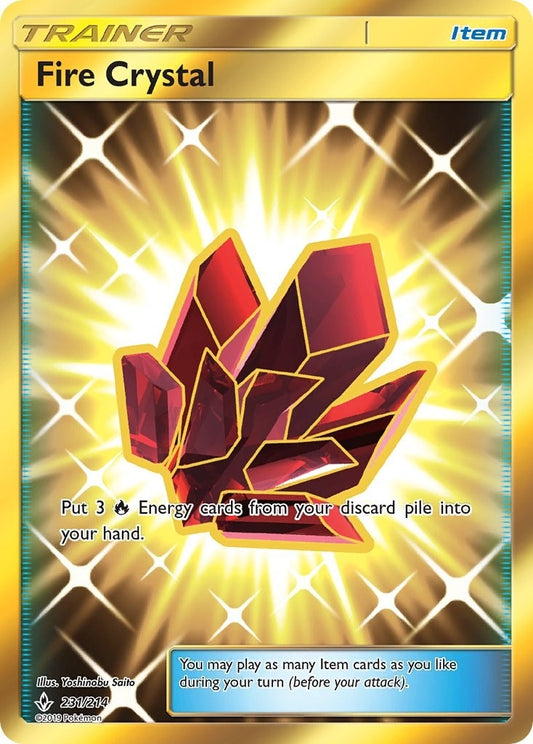 Fire Crystal (Secret) (231/214) (SM10)