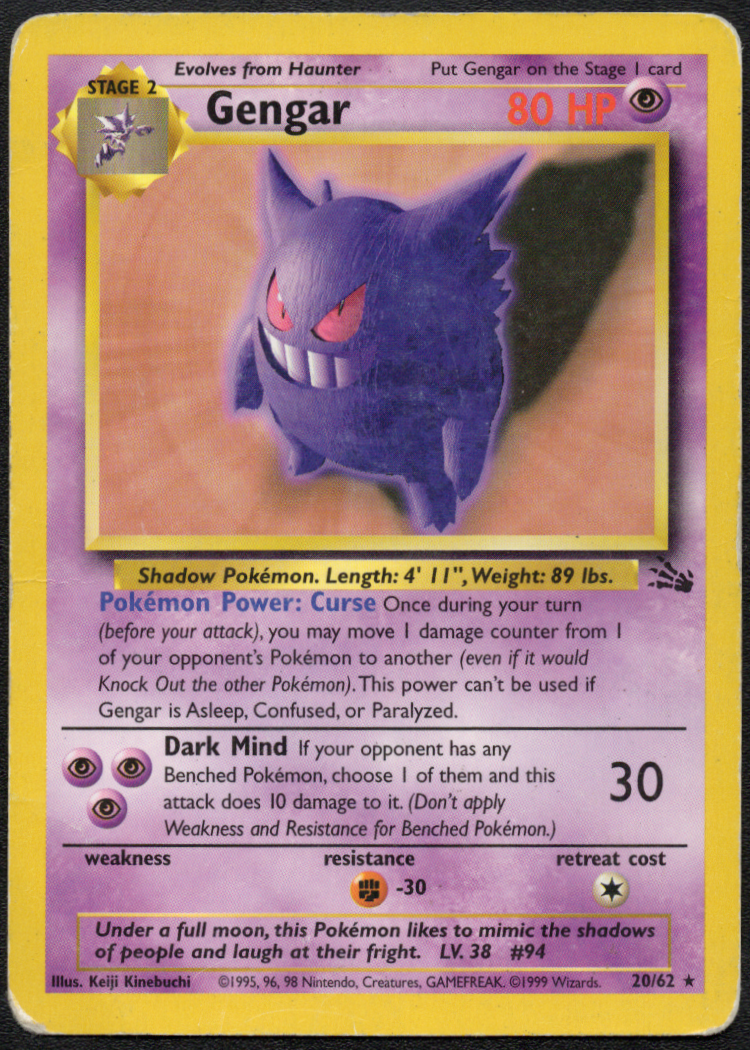 Gengar (20) (20/62) (FO)