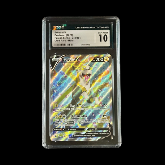 Pokemon Slab Boltund V 249/264 CGC 10 Gem 2021