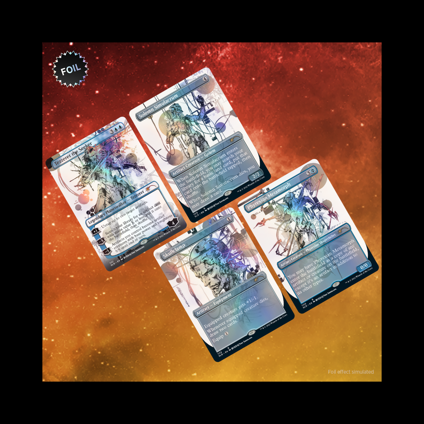 MTG Magic The Gathering Secret Lair Yoji Shinkawa Foil Edition Sealed