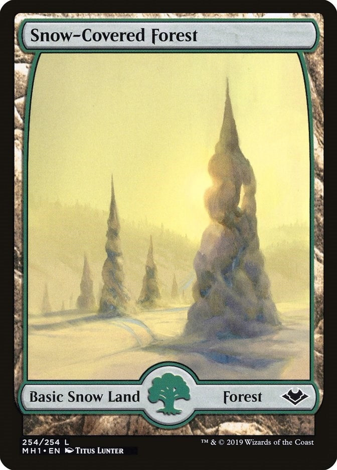 Snow-Covered Forest (254) (MH1)