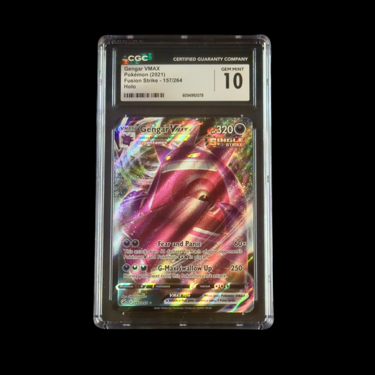 Pokemon Slab Gengar VMAX 157 CGC 10 Gem 2021
