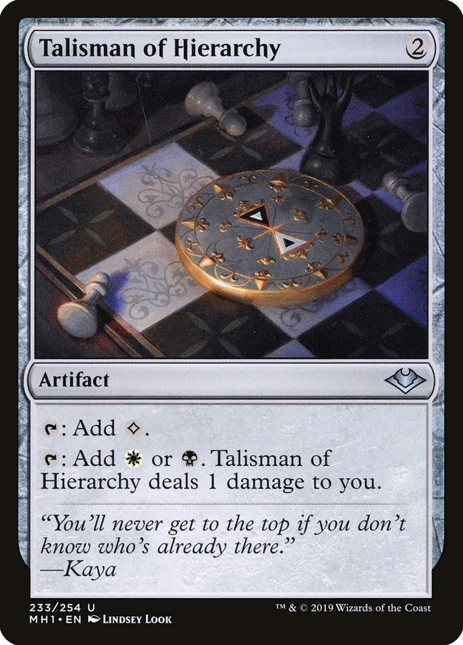Talisman of Hierarchy (233) (MH1)