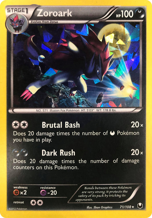 Zoroark - 71/108 (Cracked Ice Holo) (071/108) (PR)