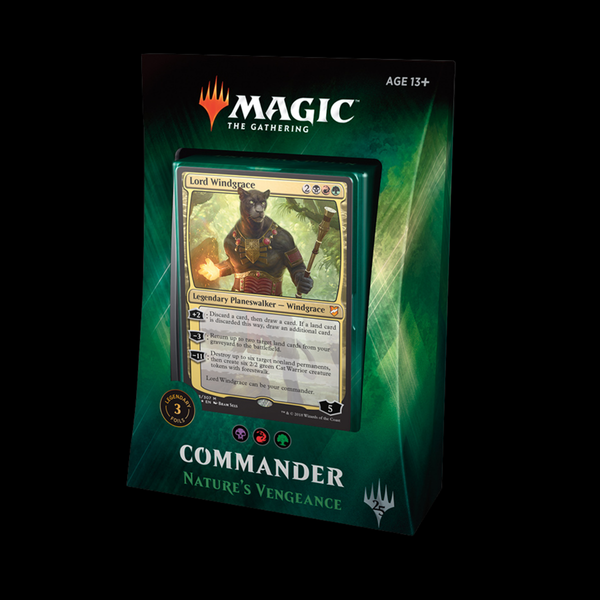 MTG Magic The Gathering Nature's Vengeance Commander Deck 2018