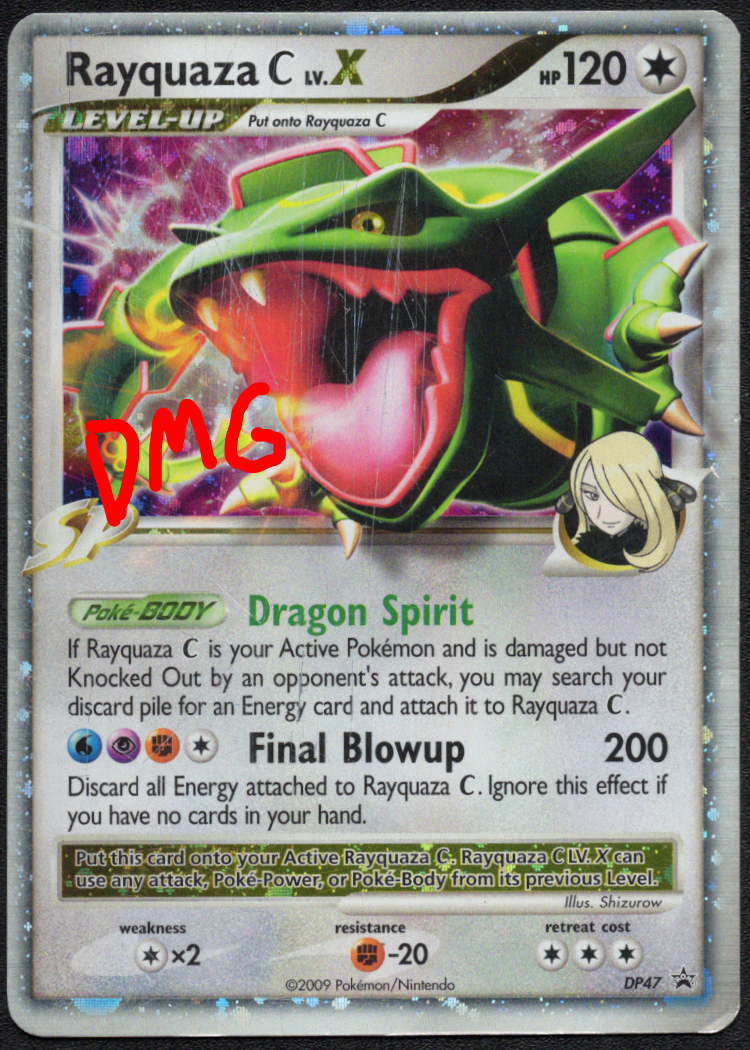 Rayquaza C LV.X - DP47 - MP + DMGED