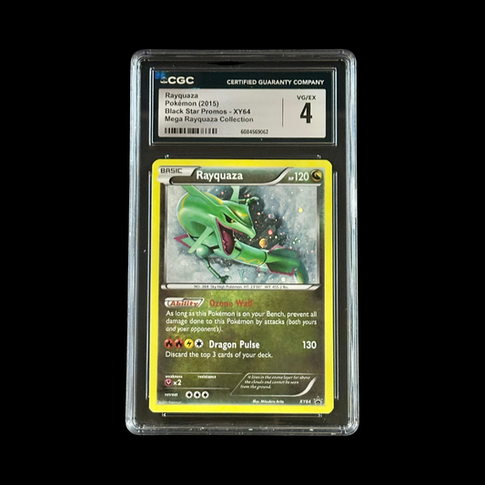 Pokemon Slab Rayquaza XY64 CGC 4 VG/EX Gem 2015