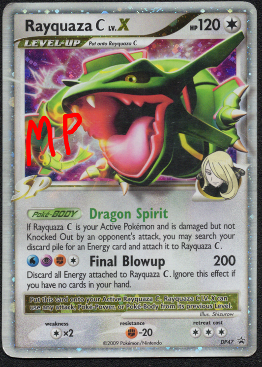 Rayquaza C LV.X - DP47 - MP + DMGED