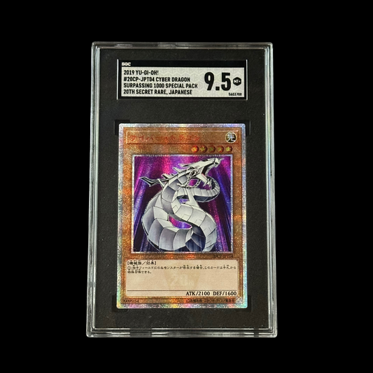 Yu-Gi-Oh! Slab Cyber Dragon 20CP-JPT04 SGC 9.5 Mint+ 2019