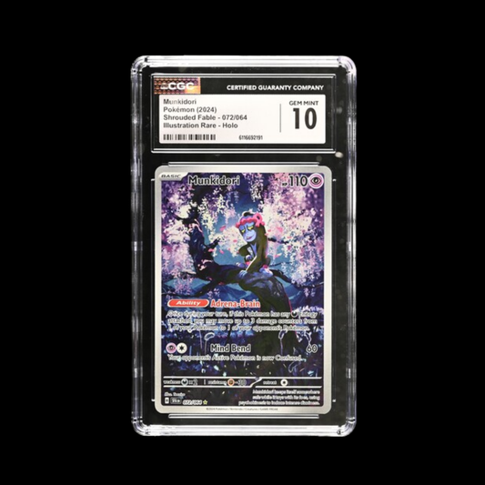 Pokemon Slab Munkidori 072 CGC 10 Gem 2024
