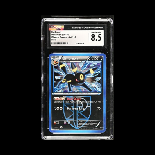 Pokemon Slab Umbreon 64 CGC 8.5 Near Mint+ 2013