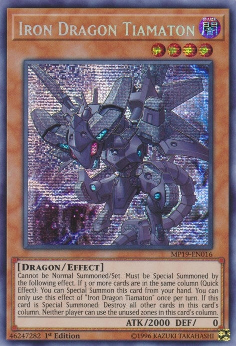 Iron Dragon Tiamaton (MP19-EN016) (MP19)
