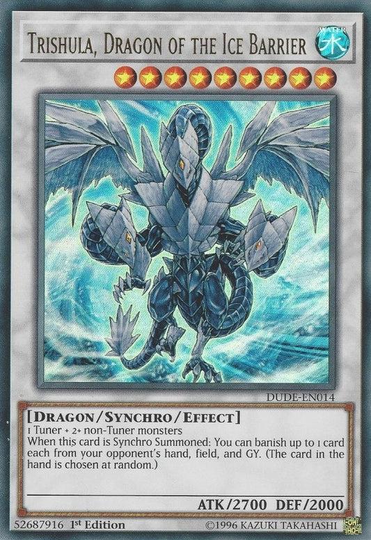 Trishula, Dragon of the Ice Barrier (DUDE-EN014) (DUDE)