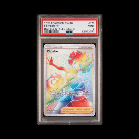 Pokemon Slab Phoebe 175 PSA 9 Mint 2021