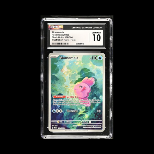 Pokemon Slab Alomomola 108 CGC 10 Gem 2025