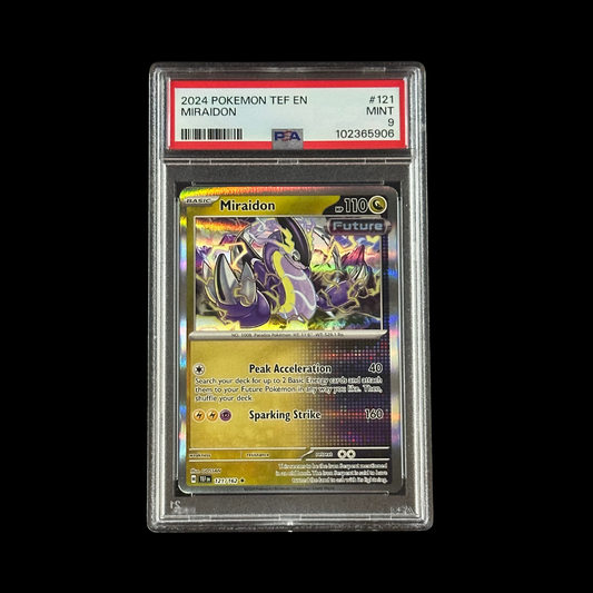 Pokemon Slab Miraidon Temporal Forces Holo 121/162 PSA 9 Mint 2024