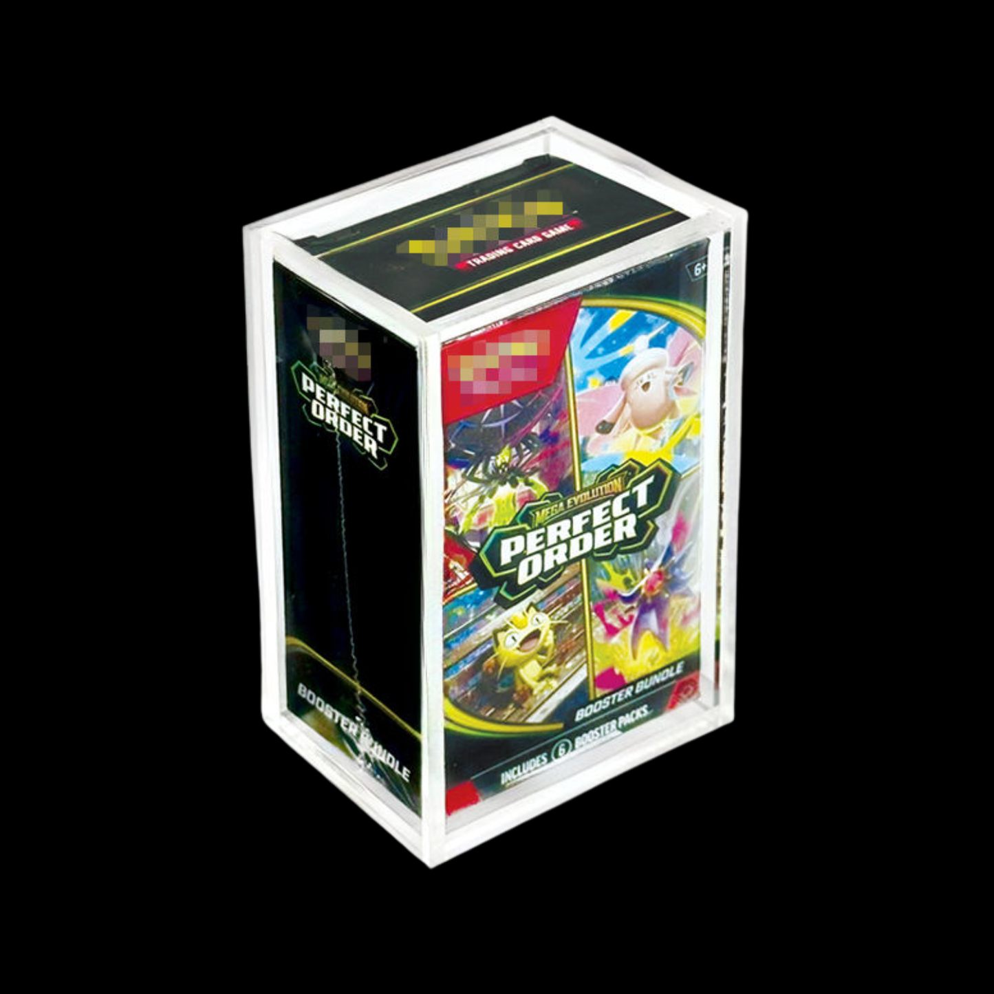 PREMIUM Acrylic Display Case For Pokemon Booster Bundle New Gen, Magnetic Closure