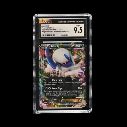 Pokemon Slab Absol Ex XY62 2015 CGC 9.5 Mint+