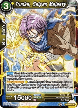 Trunks, Saiyan Majesty (BT8-075) (Malicious Machinations) (DBS-B08)
