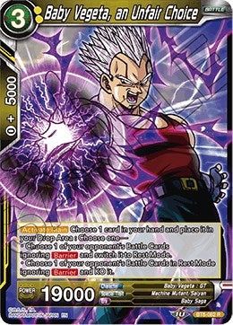 Baby Vegeta, an Unfair Choice (BT8-082) (Malicious Machinations) (DBS-B08)