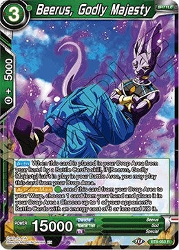 Beerus, Godly Majesty (BT8-053) (Malicious Machinations) (DBS-B08)